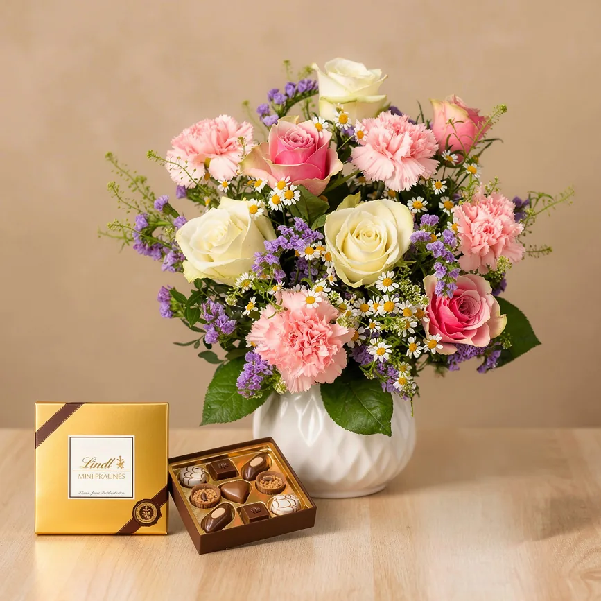 Blumen & Schoki Set
