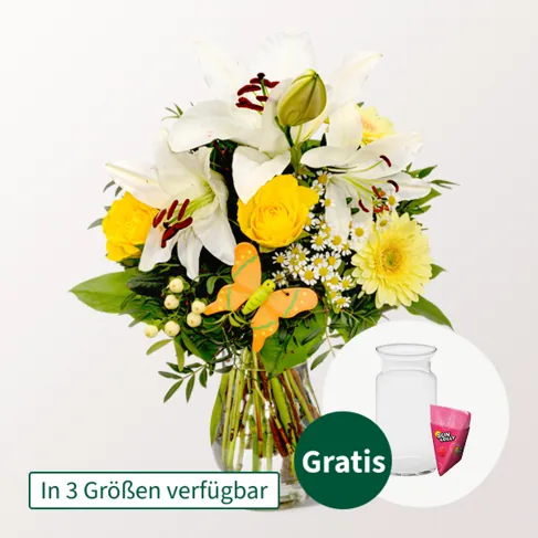Blumenstrauß Sonnengelb