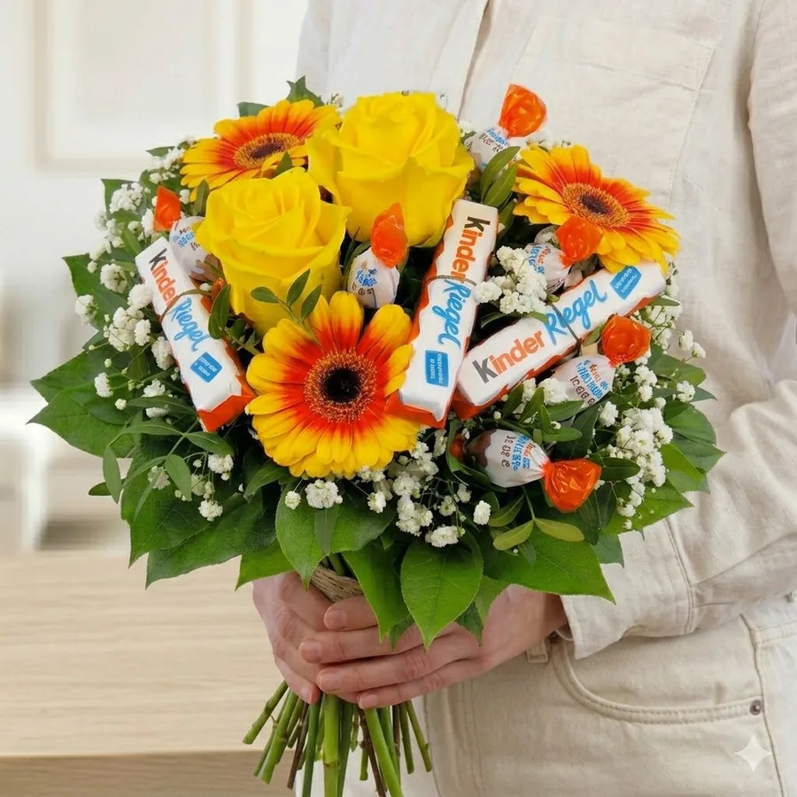 Schokoladen Blumenstrauß
